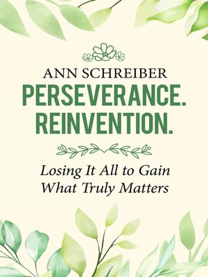 cover image of PERSEVERANCE. REINVENTION.